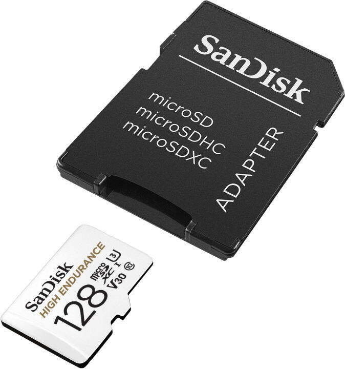 sandisk-high-endurance-128gb-microsd-card-class-10-speed-100mb-s-sdsqqnr-128g-gn6ia-เมมโมรี่การ์ด-กล้องติดรถยนต์-กล้องวงจรปิด