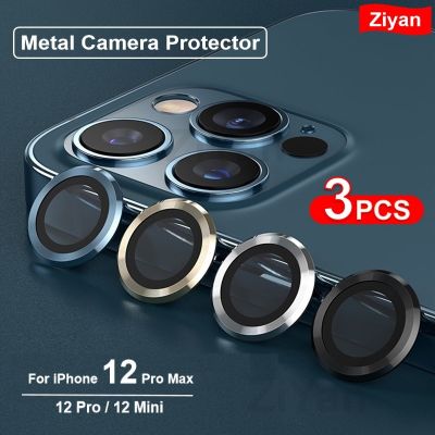 For iPhone 14 Pro Max Metal Ring Tempered Glass Full Cover Camera Lens Protector For iPhone 13 12 11 Pro Max Mini Protective Cap