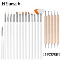 One Set Acrylic French Stripe Nail Art Liner Brush Tips Nail Professional Supplies Line Drawing Pen Gel Brushes Painting Tools Artist Brushes Tools