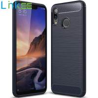 For Huawei Nova 3 Phone Case, Silicone Protection Shock Absorption Cover and Carbon Fiber Design Phone Casing