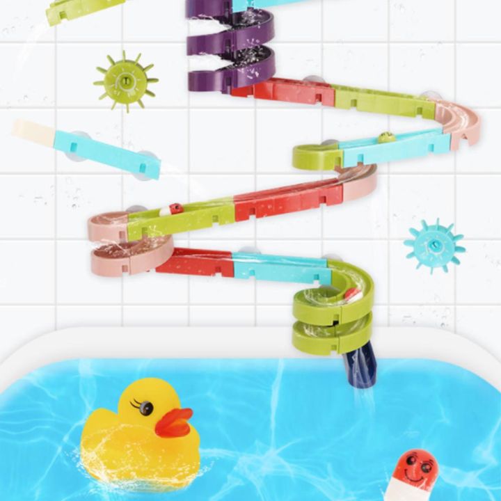 baby-bath-toys-diy-assembling-track-slide-suction-cup-orbits-toy-bathroom-bathtub-children-play-water-games-set-assembled-slide-toys-for-kids