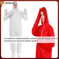 UMMEAX เสื้อนิรภัยป้องกันเต็มรูปแบบชุดโรงพยาบาลโดดเดี่ยวจิตรกรชุดป้องกัน Overalls ผ้าคลุมแบบใช้แล้วทิ้งเสื้อคลุมป้องกัน