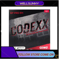 GEWO CODEXX EF RPO 54ยางลายกีฬาปิงปองแรงเสียดทานระเบิดได้ (LEV KATSMAN Forehand) ฟองน้ำ GEWO CODE XX Ping ของแท้