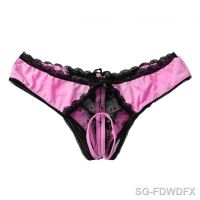 【CW】✒☄  Fashion File Mesh Panties Women’s Patchwork Hollow Out Erotic Female Ultra-Thin Briefs