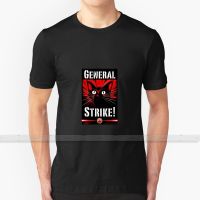 Iww General Strike Sabocat T - Shirt Men 3d Print Summer Top Round Neck Women T Shirts Iww Socialism Anarchism Communism Cat XS-6XL