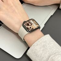 【July】 Suitable for Silicone iwatch Breathable Magnetic Folding