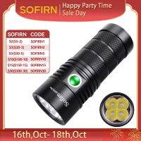 Sofirn SP36 Pro 8000lm Powerful LED Flashlight  4*SST40 USB C Rechargeable 18650 Torch