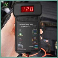 Kohome เครื่องทดสอบตัวตรวจสอบแบตเตอรี่ในรถยนต์รถยนต์12V,แบบสากลสำหรับเรือ ATV และมอเตอร์ไซค์