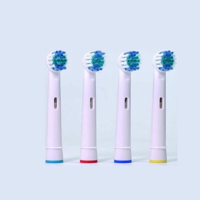 HEALLOR 4pcs/Set Electric Toothbrush Heads SB 17A Replacement Soft bristled POM 4 Colors For Oral B 3D