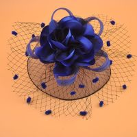 【hot】✾  Hair Accessories Fashion Mesh Fascinator Cocktail Hat Wedding Church Headwear with Veil Dots