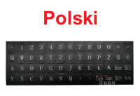 2ชิ้นโปแลนด์ปากีสถานเบงกอลยูเครนสวีเดนตัวอักษรดัตช์สำหรับแล็ปท็อป PC แป้นพิมพ์มาตรฐานสติกเกอร์ปิดคอมพิวเตอร์10 "ถึง17"