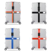 【YD】 3 Digits Password Lock Luggage Packing Adjustable Suitcase Buckle Baggage Belts