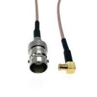 RG316 BNC FEMALE to MCX Male Right-Angle 50 Ohm RF Coax Extension Cable Pigtail Coaxial