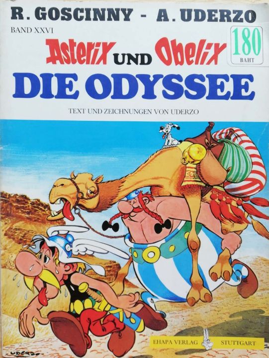 มือ2,นิตยสารการ์ตูนภาษาเยอรมัน **สภาพเก่าเก็บ มีตำหนิบ้างตามภาพ R.GOSCINNYA.UDERZO BAND XXVI, Ladierak und Oberler,ASTERIX and Obelix