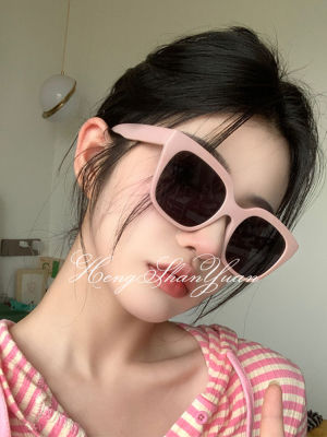 HengShanYuan แว่นกันแดดกันแดดแว่นตากันแดดกรอบขนาดใหญ่สี่เหลี่ยมแฟชั่นสุภาพสตรี
