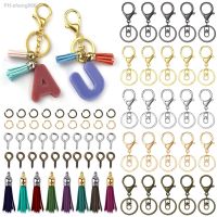 30 Pcs/Set Key Chain Rings Pendants Keychain Tassel Keychain Hardware For DIY Crafts Jewelry Earrings Keychain Making Supplies