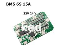 BMS 6S 15A 22V 24 V แบตเตอรี่ลิเธียมไอออน Li-ion 18650 3.7V (1 ชิ้น)