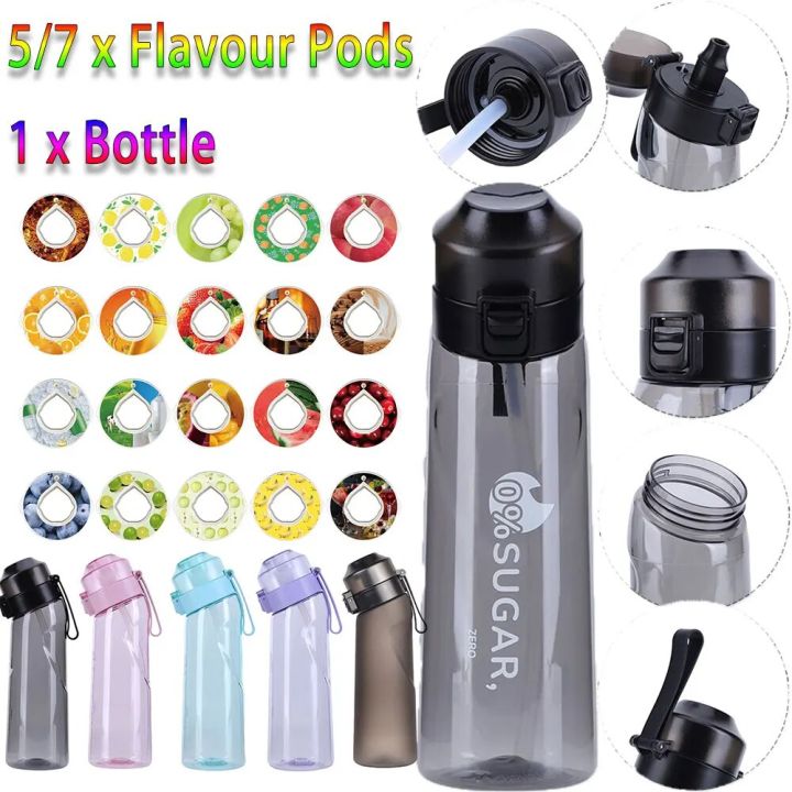 Air Up Water Bottle Taste Pod Fragrance Flavoured Water Bottle With Straw,  Various Flavor Options