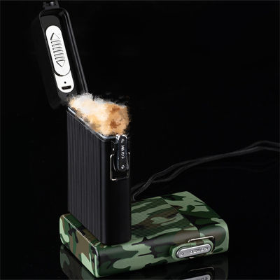 ABS Ciggarrette Lighter Storage Case Holder Travel Cigatette Box with Lanyard Smking Accessories
