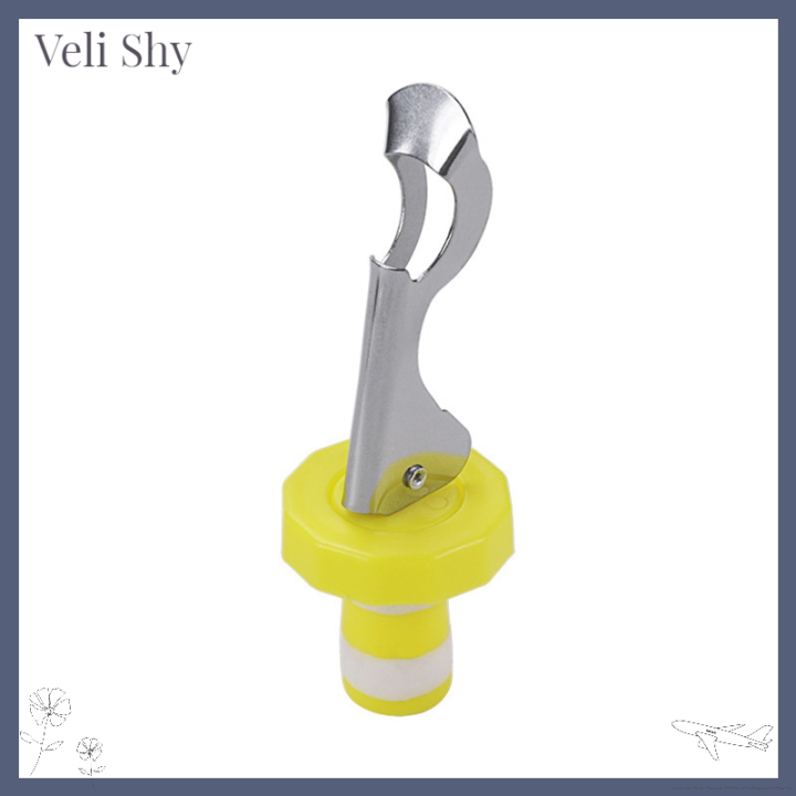 veli-shy-คันโยกหมวกพลาสติกจุกแชมเปญกันรั่วสแตนเลสจุกเครื่องดื่ม