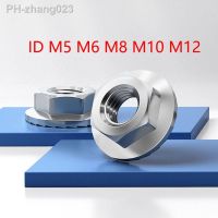 10Pcs Hexagon Flange Nuts M5 M6 M8 M10 M12 304 Stainless Steel Pinking Automatic Locking Nut DIN6923 Serrated Spinlock