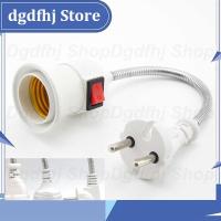 Dgdfhj Shop 110V-220V LED Lamp Base Holder Light Socket Bulb Power E27 Socket With Switch EU US Plug Energy Saving Lampada Table