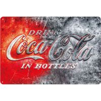 Coca Cola Design Vintage ป้ายโลหะดีบุก Plaque Retro Wall Decor สำหรับบาร์ผับ Club