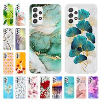 For Samsung Galaxy A52 A52S A72 A32 Case Flower Butterfly Clear Soft Phone Back Cover For Samsung A 72 32 52 Fundas Transparent Phone Cases
