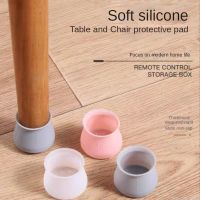 ๑◊ 20pcs/Set Silicon Furniture Leg Protection Cover Table Feet Pad Floor Protector For Chair Floor Protection Anti-slip Table Leg