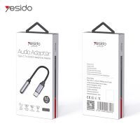 Promotion Yesido YAU-19 อะแดปเตอร์ USB-C ประเภท C ถึง 3.5 มม.แจ็คสายหูฟังเสียงอะแดปเตอร์สายเคเบิล สำหรับศัพท์สมาร์ท พร้อมส่ง อะ แด ป เตอร์ อะแดปเตอร์ รถยนต์