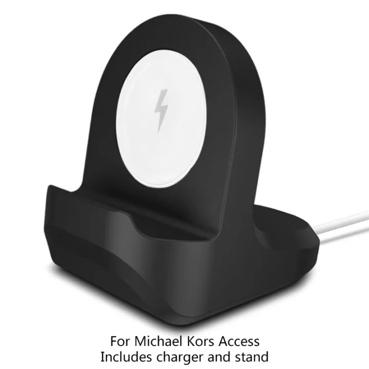 Portable Wireless Charging Base Stand Dock Smart Watch Charger Cable  Bracket for Michael- Kors Access Watch Accessories | Lazada PH