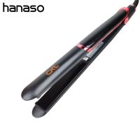 Hanaso ที่หนีบผมแบบ2in1 ที่หนีบผม เครื่องลอนผม ความร้อน 4 ระดับ หน้าจอ LED หนีบตรง ม้วนลอน ทำวอลลุ่ม งุ้มปลาย ร้อนเร็ว 30 วินาที