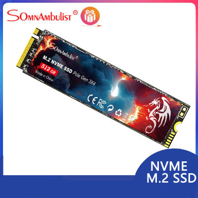 ลด 50% (พร้อมส่ง)Somnambulist ฮาร์ดไดรฟ์ภายใน PCIe NVMe M.2 SSD 512GB 1TB 256GB สําหรับแล็ปท็อป(ขายดี)