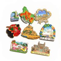 Austria France Japan Spain Russia Holland Estonia Fridge Magnet Travel Souvenir 3d Handmade Collection Creative Resin Decor Gift