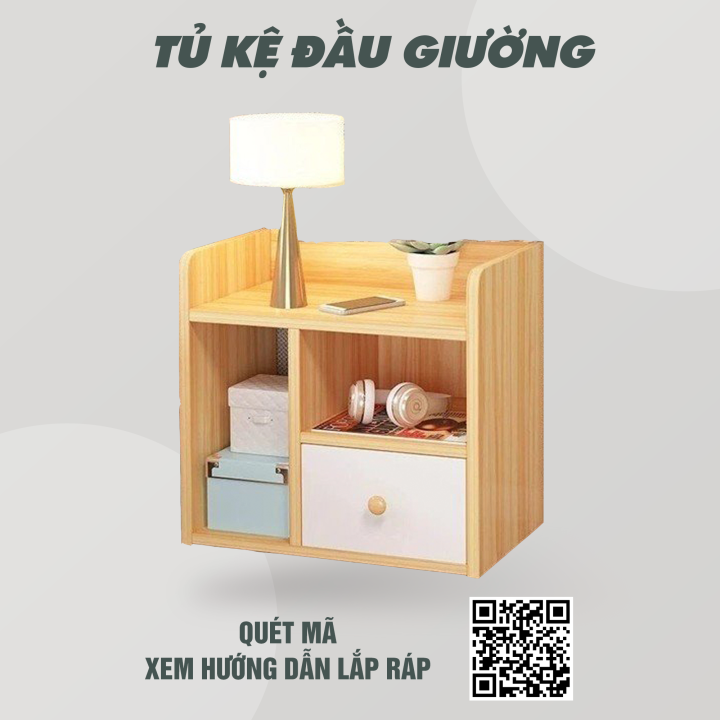 Tủ Đầu Giường 3 Ngăn Đa Năng Tiện Dụng, Kệ Đầu Giường Thông Minh ...