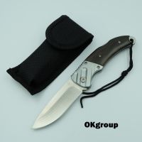 OKgroup NB002-NC Folding knife มีดพับพกพา มีดพกเดินป่า มีดสวยงาม มีดแคมป์ปิ้ง ขนาด 21.70ซม.