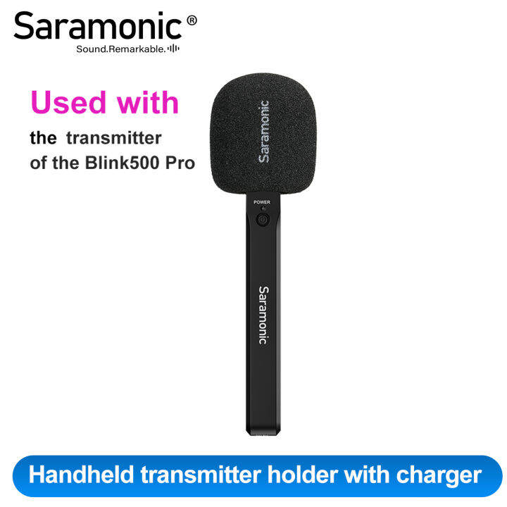 Saramonic Blink500 Pro HM Rechargeable Handheld Mic Transmitter Holder