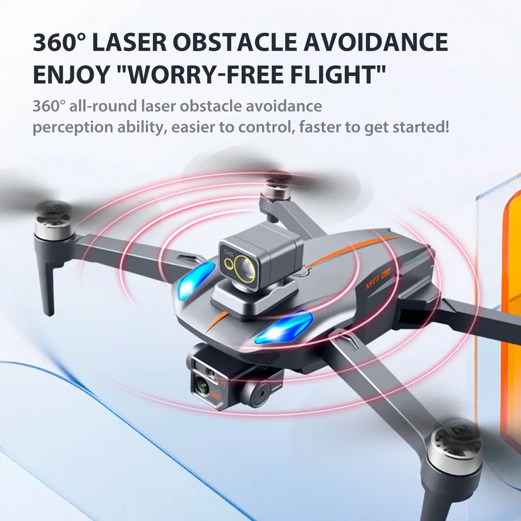 Max GPS Dual Camera drone RC folding Obstacle Avoidance drone Four