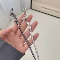 【hot】♗✣  Metal Geometrical Irregular Twisted Combs And Sticks Minimalist Fashion Hairpin Hair Tools Jewelry Accessories