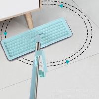 Flat Squeeze Mop Hand Free Wringing Floor Cleaning Mop Microfiber Mop Pads Wet or Dry Usage on Hardwood Laminate Tile