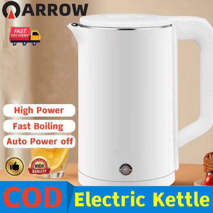 【Warranty】Arrow HighCapacity 1.8L Original Electric Kettle Stainless