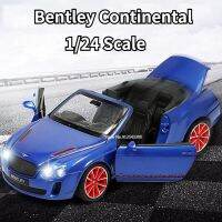 ACCA 124 Bentley Continental ISR ของเล่นรถรุ่น Alloy Diecast 4ประตูเปิดด้วยเสียงจำลอง Scale ของเล่นสำหรับ BoysM