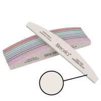 50PcsLot Nail Files 80100150180240 Grit Half-Moon Shaped Gel Polishing Manicure Accessories Pedicure Sanding Nail File