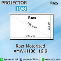 RAZR Motorized Projection Screen AHW-H106 (106 Inch Diag 16:9  High Gain Fabric )