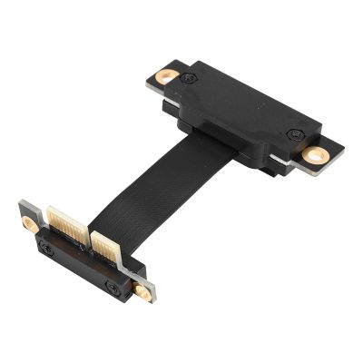 PCIE X1 Riser Cable Dual 90 Degree Right Angle PCIe 3.0 X1 to X1 Extension Cable 8Gbps PCI Express 1X Riser Card