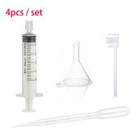 hot【DT】▼  4pcs/set Perfume Refill Plastic Funnel/Pipette/Squeeze Dropper/Syringe for Sample Oils