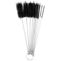 【cw】 Bottle BrushBottle Cleaning Brushes Brush Cleaner for Narrow Neck Bottles Cups with Hook Set of 10 pcs