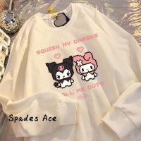 Spades Ace เสื้อฮู้ด เสื้อแขนยาวอบอุ่น หลวมและสบาย วินเทจ สบาย ทันสมัย ล้ำสมัย A98J28S 43Z231023