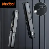 NexTool เครื่องมือปากกามัลติฟังก์ชัน3 In 1,ไฟฉาย USB ชาร์จได้ IPX4กันน้ำแบบพกพาเครื่องมือกลางแจ้ง