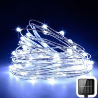 Solar Navidad String LED Lights Outdoor Solar Energy Street Garland Fairy String Lights for Garden Party Christmas Decoration